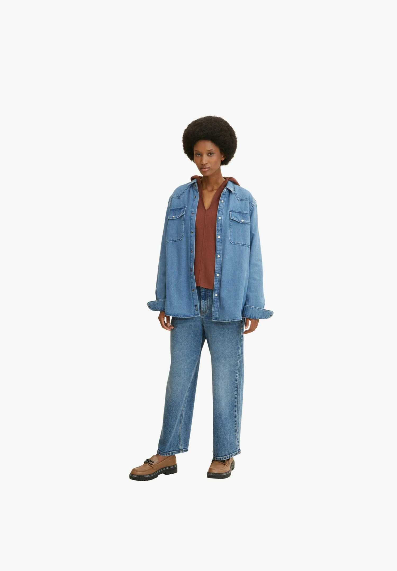 Tom Tailor Trui - Grounded Brown 2 Tom Tailor Trui - Grounded Brown - Afbeelding 2