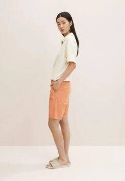 Tom Tailor Shorts - Cantaloupe Orange -Tom Tailor 735d5573aa274129aadc2e1f44c6e1d0