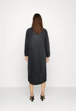 Tom Tailor Dress Mock Neck - Gebreide Jurk - Evident Anthracite Melange -Tom Tailor 741b2c1f65d547468316f0579f20e699