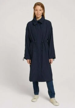 Tom Tailor Regular Fit Mit Langen Ärmeln Mit Turn-Up-Option - Parka - Sky Captain Blue