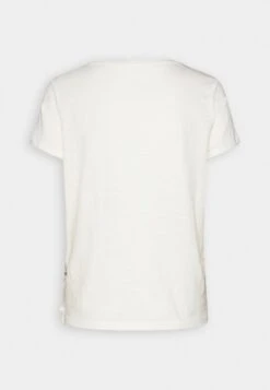 TOM TAILOR Denim Relaxed - T-Shirt Print - White/Mauve -Tom Tailor 74f7894a306247ad8cba3e8d403c883b