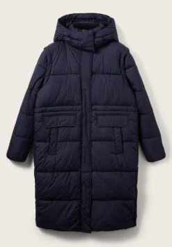 Tom Tailor Mit Abnehmbaren Ärmeln - Winterjas - Navy Midnight Blue -Tom Tailor 7521b1cd5236417fb559dc0ce63210c7