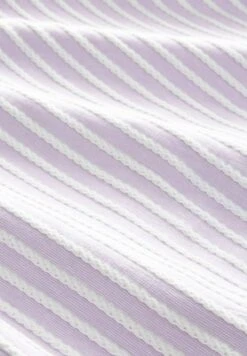 TOM TAILOR Denim Striped Jacquard- Sweater - White Lilac Structured Stripe -Tom Tailor 75a0a9835e8c45fbbe1b1bf59e0faff6