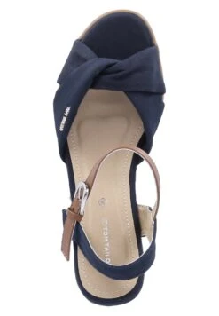 Tom Tailor Sandalen Met Sleehak - Blau -Tom Tailor 774dbfd414594c028ea7865cd857b26f