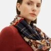 Tom Tailor Accessoire Gemusterter- Sjaal - Beige/Large Floral Design