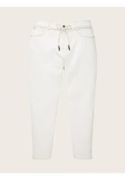 Tom Tailor Plus - Cropped Barrel - Slim Fit Jeans - Whisper White -Tom Tailor 7a588bd006d847449fb5d1e2efdf74fc
