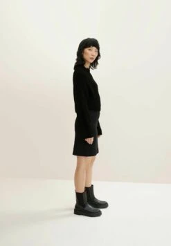 Tom Tailor Basic Mit Taschen - Kokerrok - Evident Anthracite Melange -Tom Tailor 7b0198fbe69f4bbf9186f0940039c532