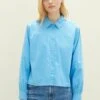 TOM TAILOR Denim Mit Ballonärmeln - Overhemdblouse - Rainy Sky Blue