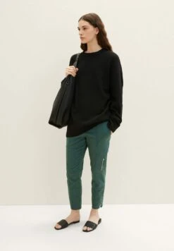 Tom Tailor Cropped - Cargobroek - Pineneedle Green -Tom Tailor 7ccc2f25ff4546b9b0939da1782a6284