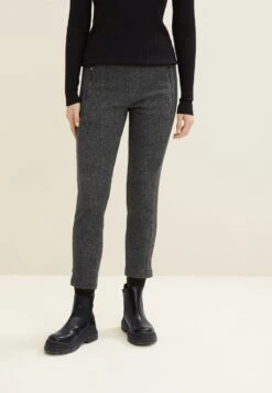 Tom Tailor Trainingsbroek - Black White Structure Design