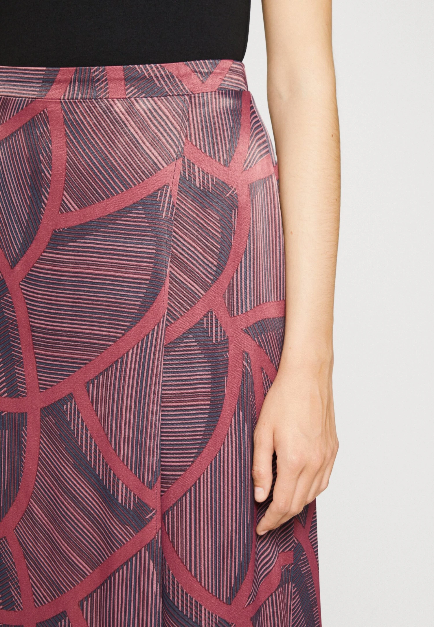 Tom Tailor Skirt Wrap Printed - Wikkelrok - Navy 4 Tom Tailor Skirt Wrap Printed - Wikkelrok - Navy - Afbeelding 4