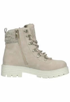 Tom Tailor Enkellaarsjes Met Plateauzool - Cream -Tom Tailor 806207485b6a43bfa7817d12903cf212