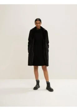 Tom Tailor In Midilänge - Gebreide Jurk - Deep Black -Tom Tailor 80cb0506b51b46aabda126752d90daff