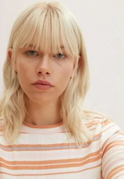 TOM TAILOR Denim Gestreiftes - T-Shirt Print - Soft Multicolor Stripe -Tom Tailor 8191dcf059334b4c9188aafe796b1477