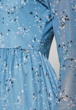 TOM TAILOR Denim Dress - Cocktailjurk - Blue Multicolor Dots -Tom Tailor 81c3739323b341de8c2be3fc0d580dfe