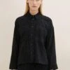 Tom Tailor Lichte Jas - Black Irregular Pin Stripe