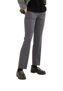 Tom Tailor Klassische Bundfalten - Chino - Evident Anthracite Melange -Tom Tailor 8277b9edd3ce4ed1b4c55a52afc15b26