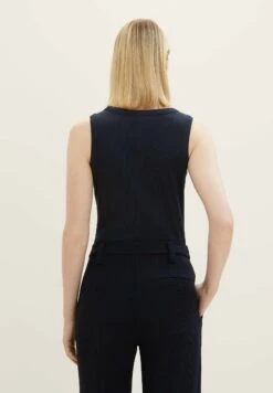 Tom Tailor Mit Struktur - Top - Sky Captain Blue -Tom Tailor 83391735bd1a4203aba1a3e01e71a48a