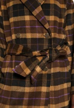 TOM TAILOR Denim Loose Belted Coat - Mantel - Brown -Tom Tailor 8461b6f3e6d645b8815f4036410d66bf