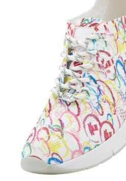 Tom Tailor Licence Mit Keilabsatz - Sneakers Laag - White/Multi -Tom Tailor 84734aedaa1b4242b5bd4fa4051b96ee