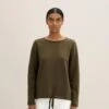Tom Tailor Mit Kordelzug  - Sweater - Tarmac Khaki