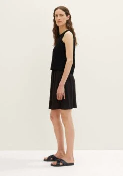 Tom Tailor A-Lijn Rok - Deep Black -Tom Tailor 849ba0e4022a4a1f9d77eeaeaf5c2563