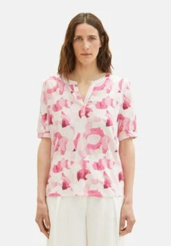 Tom Tailor Gemustertes- T-Shirt Print - Pink Shapes Design -Tom Tailor 8712695b84eb440cba91be7423be2b23