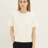 TOM TAILOR Denim T-Shirt Basic - Gardenia White
