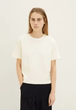 TOM TAILOR Denim T-Shirt Basic - Gardenia White