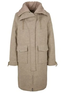 Tom Tailor Mantel - Offwhite Beige Twill Structure -Tom Tailor 8938dbfb2e7049e68a8a610ed28fb3e1