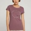 TOM TAILOR Denim T-Shirt Print - Wild Mauve