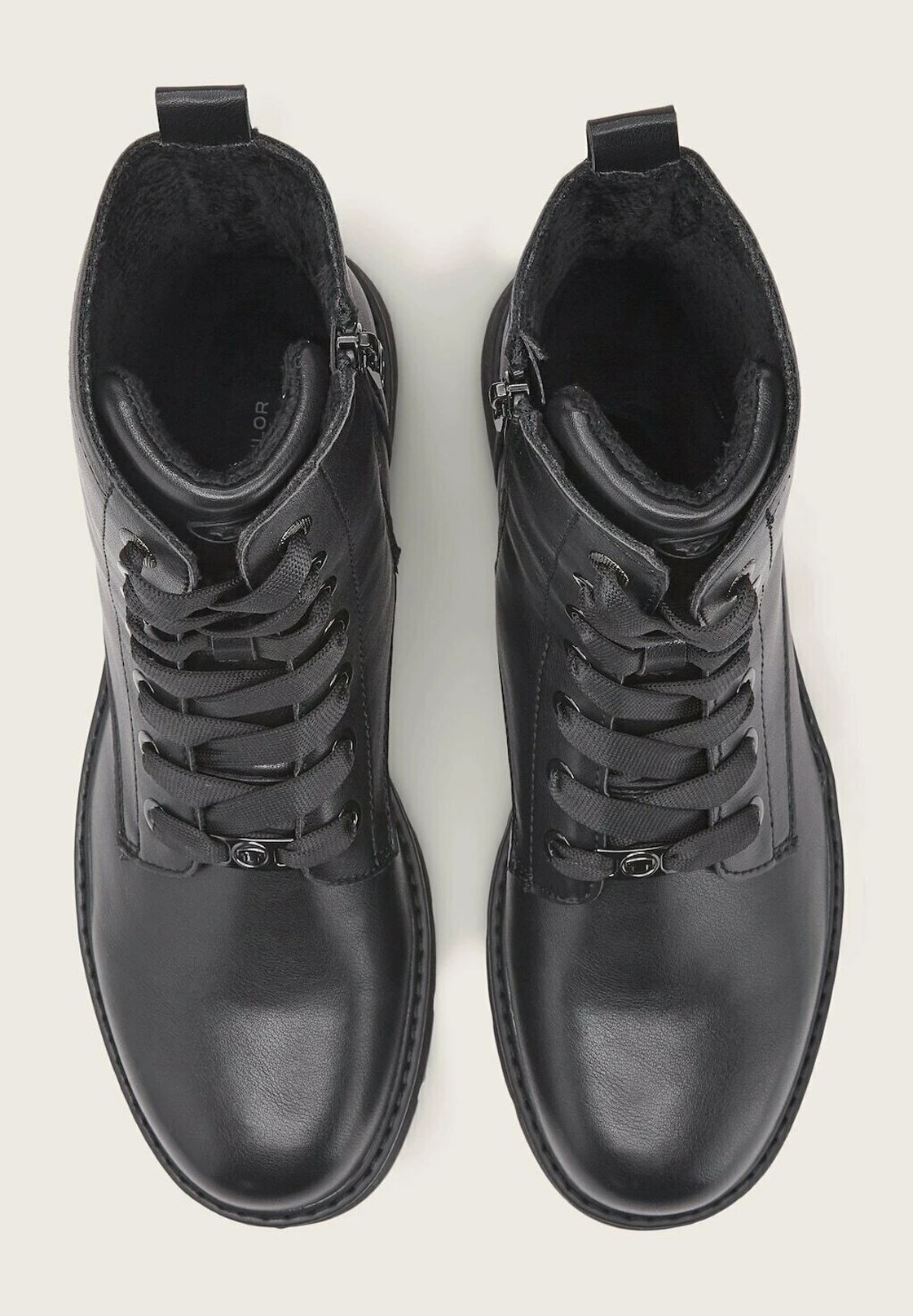 Tom Tailor Enkellaarsjes Met Plateauzool - Black 3 Tom Tailor Enkellaarsjes Met Plateauzool - Black - Afbeelding 3