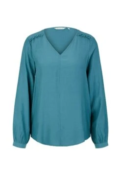 Tom Tailor Mit V-Ausschnitt - Blouse - Pastel Teal -Tom Tailor 8d05d45a05d741c7ae591e56cbf6fccd