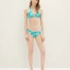 Tom Tailor Mit Blumenmuster - Bikinitop - Spanish Green Aop