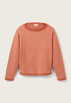 Tom Tailor Bubble Structure - Trui - Red Bubble Structure -Tom Tailor 8d4ecc81d8974071acf3ad71d8b1bc7c