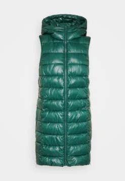 Tom Tailor Long Lightweight Vest - Bodywarmer - Pineneedle Green -Tom Tailor 8d55416cfa9044b28db02dd8e8473354