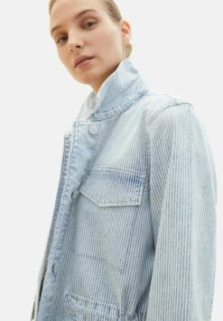 Tom Tailor Im Utility-Look - Spijkerjas - Denim Offwhite Stripe -Tom Tailor 8ea57c702d294ad28670ddfb8bb79a5b