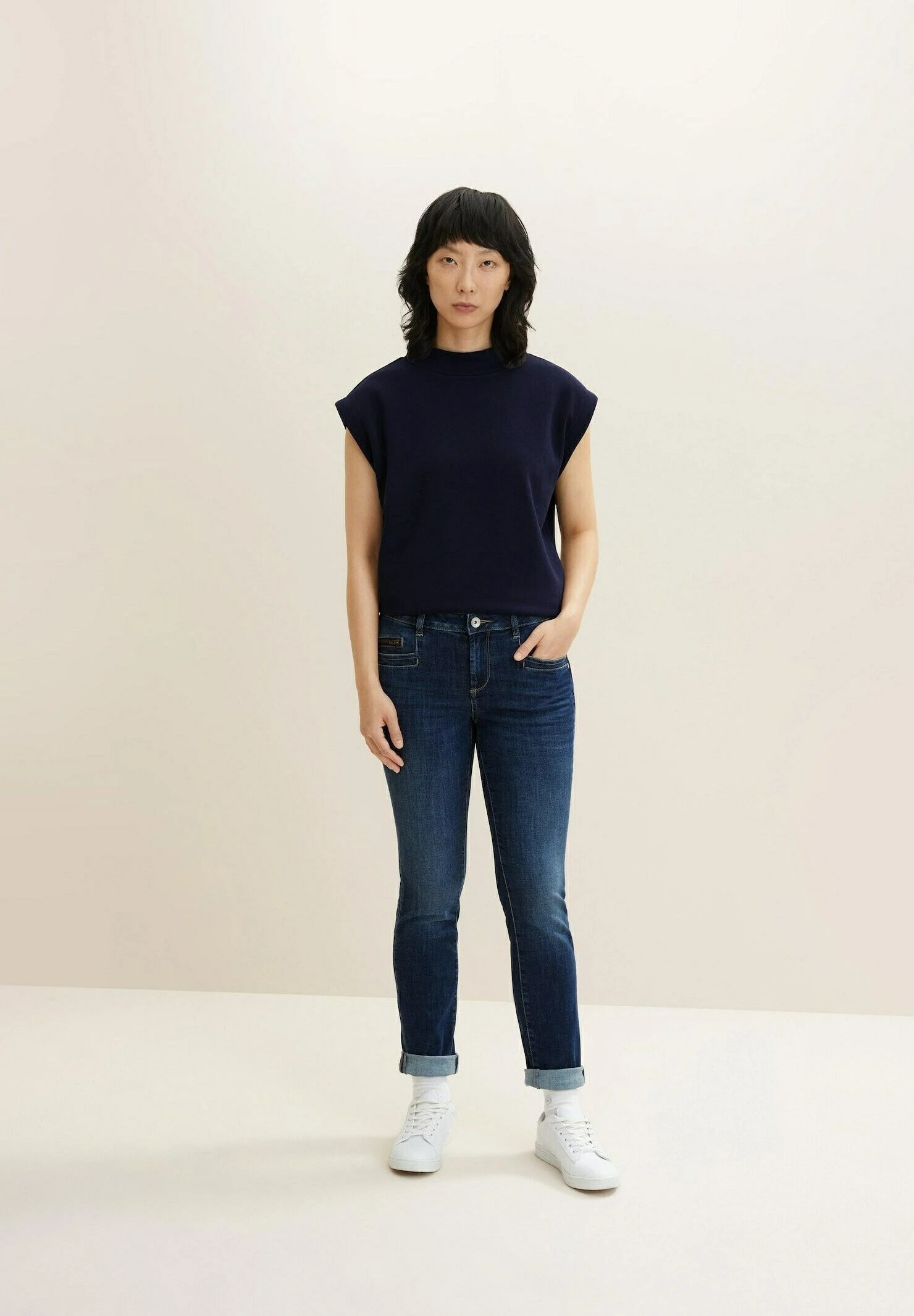 Tom Tailor Alexa- Slim Fit Jeans -Dark Blue Denim 2 Tom Tailor Alexa- Slim Fit Jeans -Dark Blue Denim - Afbeelding 2