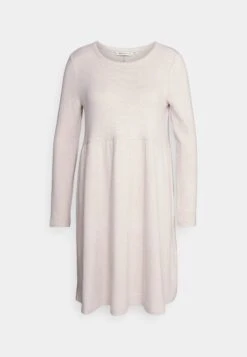 TOM TAILOR Denim Cozy Dress - Jurk - Cloud Grey Melange -Tom Tailor 8ed6f84983d940238401eaabe68b7b93