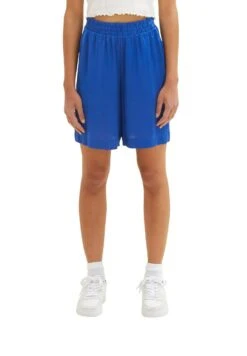TOM TAILOR Denim Mit Elastischem Bund - Shorts - Shiny Royal Blue -Tom Tailor 8fd5653688f14603add5b87d452bc83e