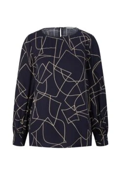 Tom Tailor Blouse - Navy/Beige -Tom Tailor 8fecfa73c27b4759ab29f6b0005bed4c
