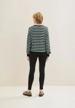 TOM TAILOR Denim Gestreiftes - Sweater - Black Brown Blue Stripe -Tom Tailor 907d99ba51194e4cbd0ffab438ed5b90