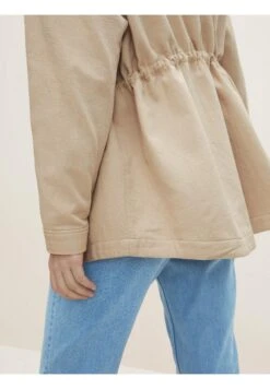 Tom Tailor Regular Fit - Halflange Jas - Silver Ecru -Tom Tailor 90f8673bc2a441069d8b60496bf0b13b