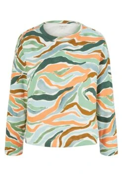 Tom Tailor Gemustertes- Sweater - Colorful Wavy Design -Tom Tailor 921df06b72b34a438303dabc4e81fee4