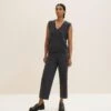 Tom Tailor Gemütliche Culotte  - Broek - Evident Anthracite Melange