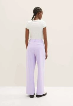 TOM TAILOR Denim Pleated Wide Leg- Broek - Lilac Vibe -Tom Tailor 93440031c9484e1a8c2d393a77f36d50