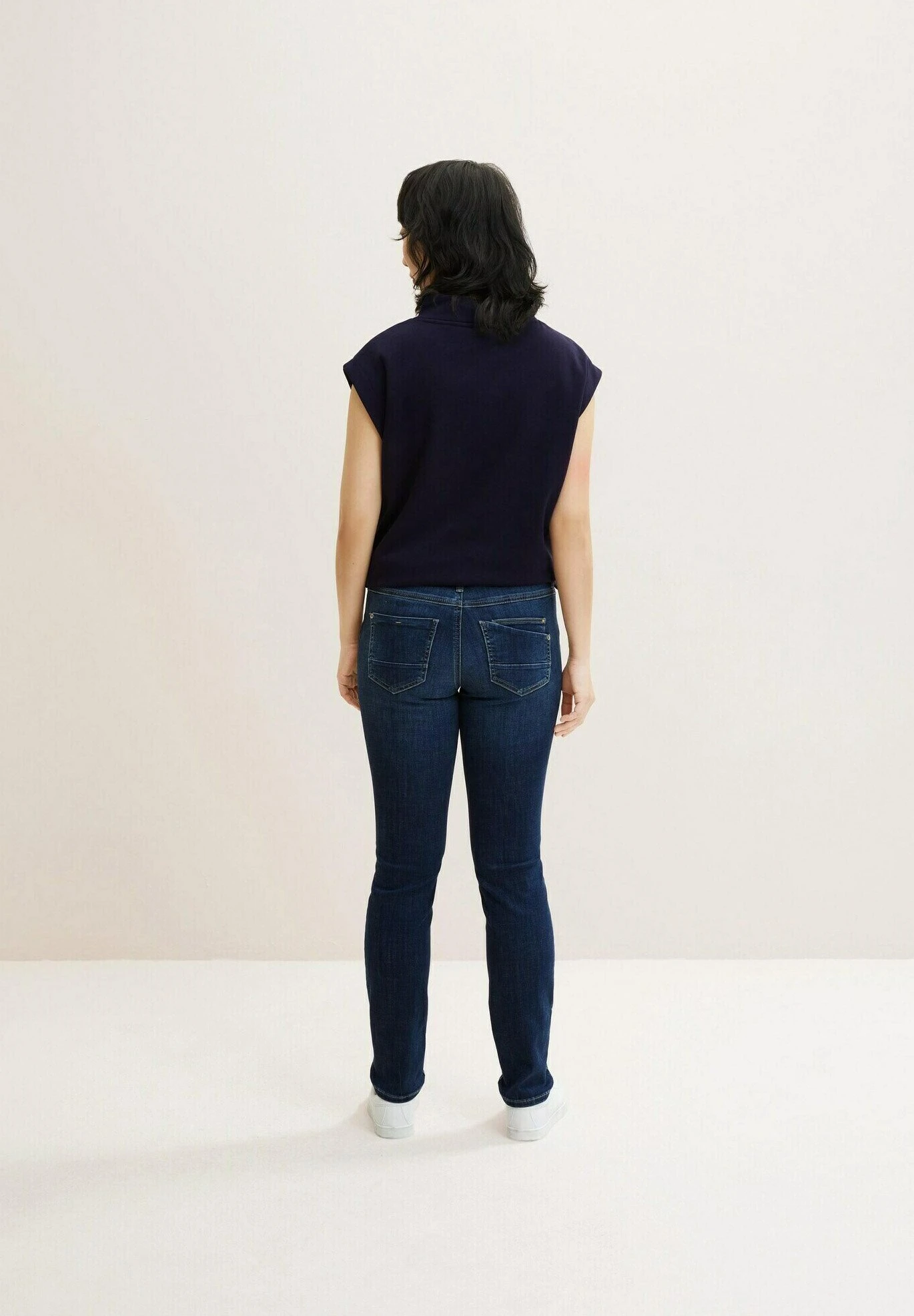 Tom Tailor Alexa- Slim Fit Jeans -Dark Blue Denim 3 Tom Tailor Alexa- Slim Fit Jeans -Dark Blue Denim - Afbeelding 3