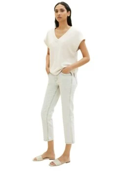 Tom Tailor Alexa Cropped - Straight Leg Jeans - Okra Green -Tom Tailor 9475ec42679a408ca228f658b58efab8