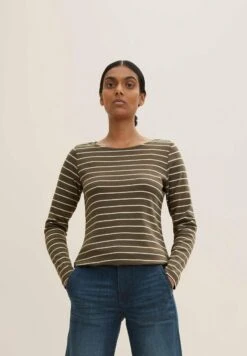 Tom Tailor Stripe- Longsleeve - Tarmac Stripe