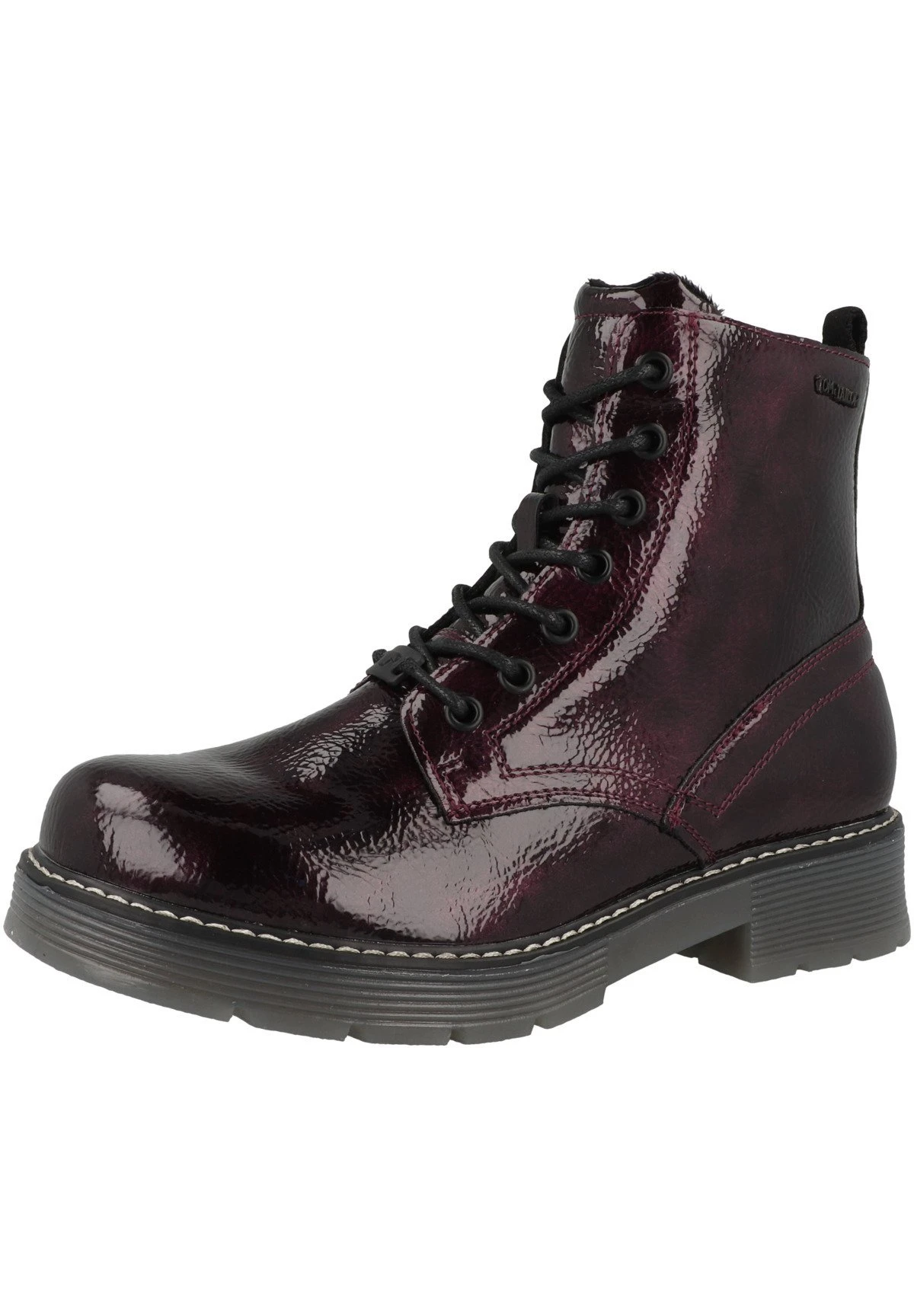 Tom Tailor Veterboots - Bordo 2 Tom Tailor Veterboots - Bordo - Afbeelding 2